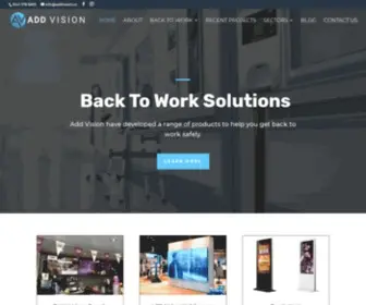 Addvision.co(Add Vision) Screenshot