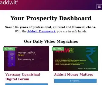Addwit.org(Home) Screenshot