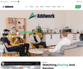 Addwork.co(addwork) Screenshot