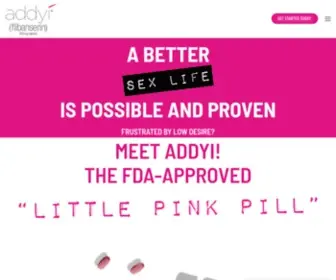 Addyirems.com(Addyi® (flibanserin)) Screenshot