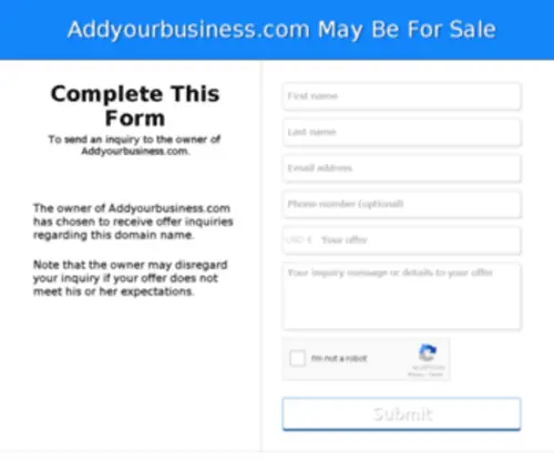 Addyourbusiness.com.au(Addyourbusiness) Screenshot