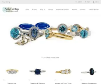 Addysvintage.co.uk(Antique & Vintage Fine Jewellery) Screenshot