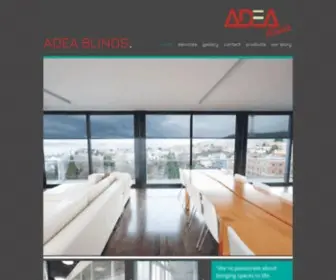 Adeablinds.com(Somfy Motorisation Expert/Adea Blinds/Hobart) Screenshot