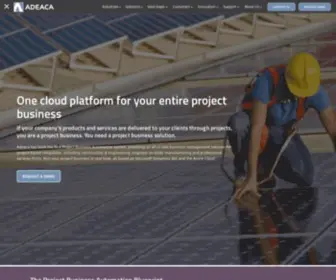 Adeaca.com(Project-Based ERP Software) Screenshot