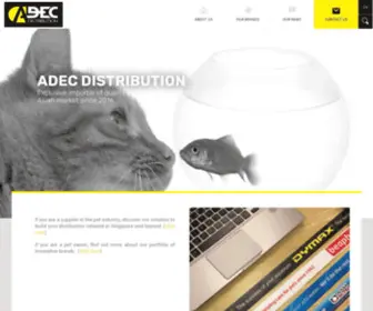 Adec-Distribution.com(Adec Distribution) Screenshot