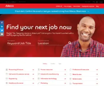 Adecco.ca(Adecco Staffing Agency) Screenshot