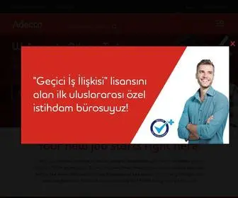 Adecco.com.tr(Adecco) Screenshot