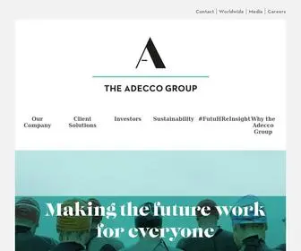 Adeccogroup.com(The Adecco Group) Screenshot