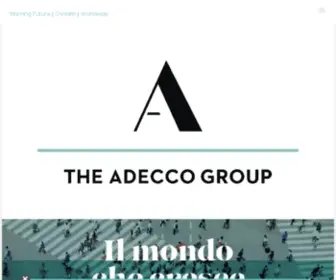 Adeccogroup.it(The Adecco Group) Screenshot