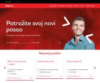 Adecco.hr(adecco) Screenshot