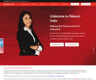 Adecco.in(Adecco India) Screenshot