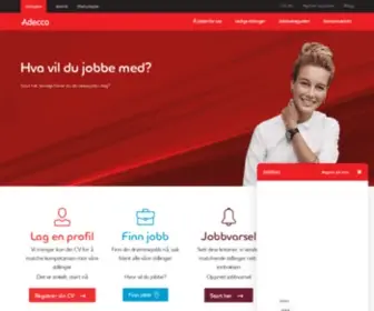 Adecco.no(Og bemanningsselskap) Screenshot
