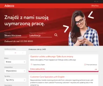 Adeccopraca.pl(Strona domeny) Screenshot