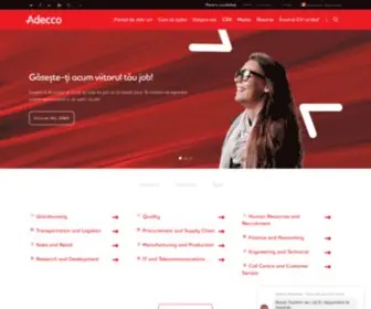 Adecco.ro(Adecco România oferă servicii HR 360 de grade) Screenshot