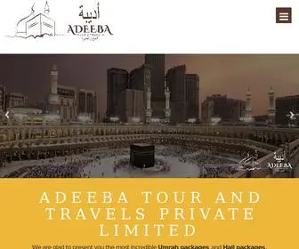 Adeebatourandtravels.com(Enlightening packages for hajj & Umrah) Screenshot