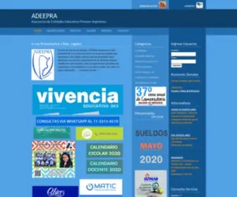 Adeepra.org.ar(ASOCIACIÓN) Screenshot