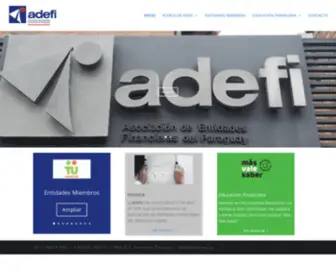 Adefi.org.py(Asociación) Screenshot