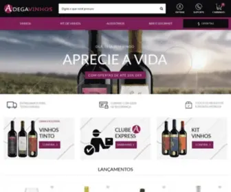 Adegavinhos.com.br(Adega Vinhos) Screenshot