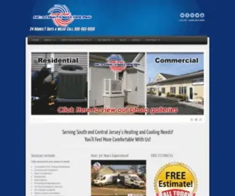 Adeheatingandcooling.com(ADE Heating and Air Conditioning) Screenshot