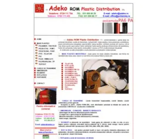 Adeko.ro(Adeko ROM Plastic Distribution SRL) Screenshot