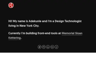 Adekunleoduye.com(Adekunle Oduye) Screenshot