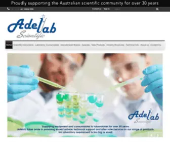 Adelab.com.au(Adelab Scientific) Screenshot
