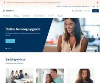Adelaidebank.com.au(Adelaide Bank) Screenshot