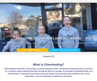 Adelaidecheerleading.com.au(Adelaide All Star Cheerleading) Screenshot