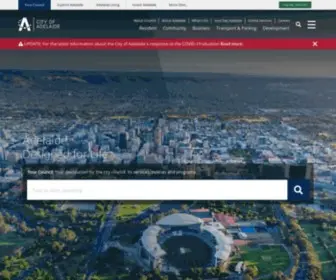 Adelaidecitycouncil.com(City of Adelaide) Screenshot