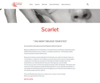 Adelaideeyelashextensions.com.au(Scarlet) Screenshot