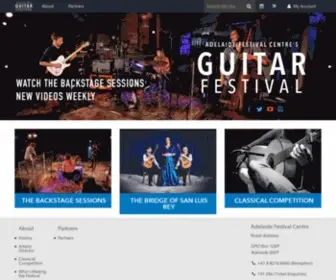 Adelaideguitarfestival.com.au(Adelaide Guitar Festival) Screenshot
