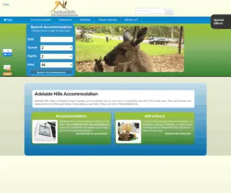 Adelaidehillsaccommodation.net(Adelaide Hills Accommodation book the best Adelaide Hills Hotels) Screenshot