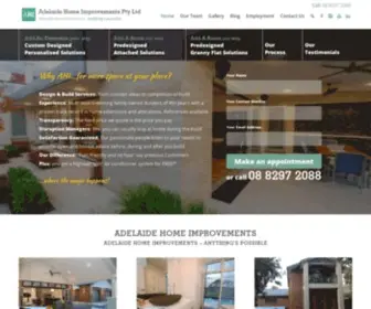 Adelaidehomeimprovements.com.au(Adelaide Home Improvements) Screenshot