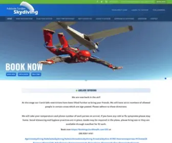 Adelaideskydiving.com.au(Skydiving Adelaide) Screenshot