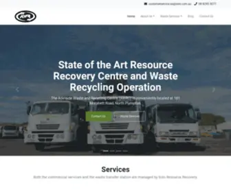 Adelaidewasteandrecyclingcentre.com.au(Adelaide Waste and Recycling Centre) Screenshot