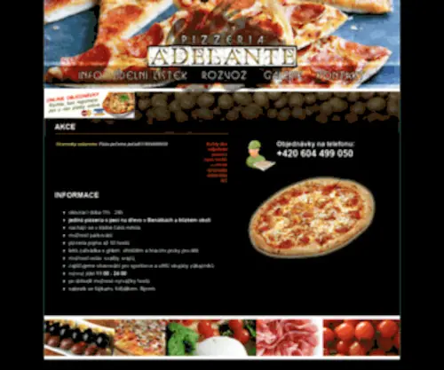 Adelante-Pizzeria.com(Pizzeria Adelante) Screenshot