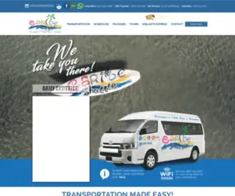 Adelanteexpress.com(Caribe Shuttle) Screenshot
