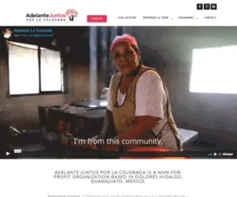 Adelantelacolorada.org(ADELANTE JUNTOS IS A NON) Screenshot