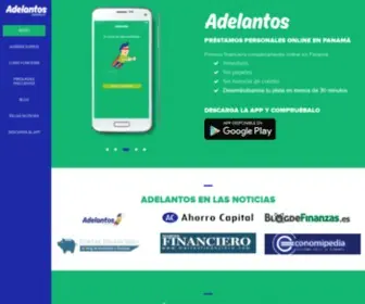 Adelantos.com.pa(Préstamos Personales en Panamá Rápidos y Online) Screenshot