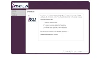 Adelasoftware.com(Adela Software & Services (P) Ltd) Screenshot
