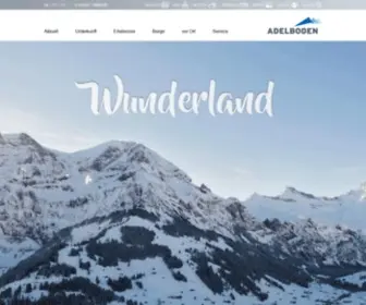 Adelboden.ch(Home, Adelboden) Screenshot
