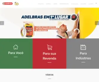 Adelbras.com(Fabricante de Fita Adesiva) Screenshot