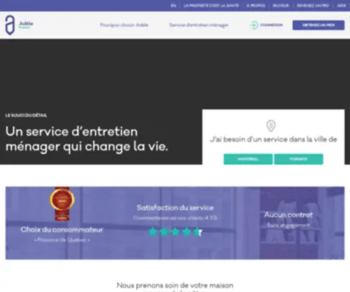 Adeleondemand.com(Adèle Express) Screenshot