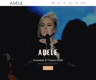 Adeleticketsnow.com(ADELE Tickets) Screenshot