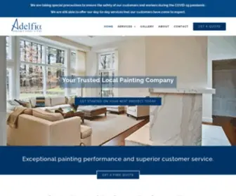 Adelfiapainting.com(Newton Painting Company) Screenshot