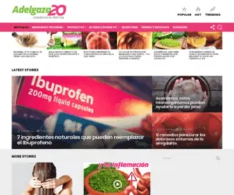 Adelgaza20.com(Adelgaza 20) Screenshot