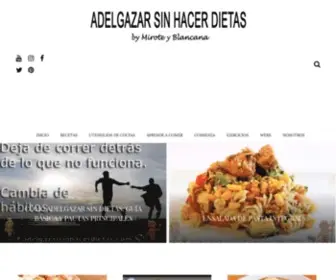 Adelgazarsinhacerdietas.com(Adelgazar sin hacer dietas) Screenshot
