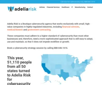 Adeliarisk.com(Adelia Risk) Screenshot