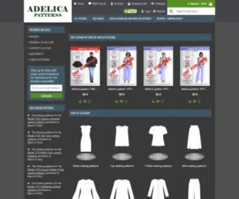 Adelicapatterns.com(Plus size sewing patterns for women) Screenshot