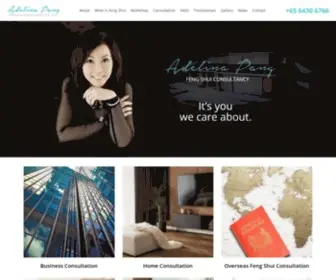 Adelinapang.com(Feng Shui Consulting Services Singapore) Screenshot